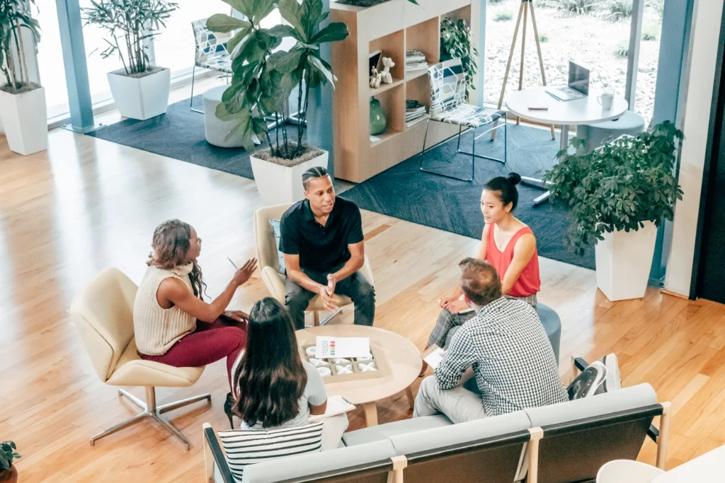 Professional team collaboration at Hanecode Innovations